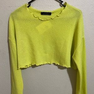 long sleeve crop hoodie